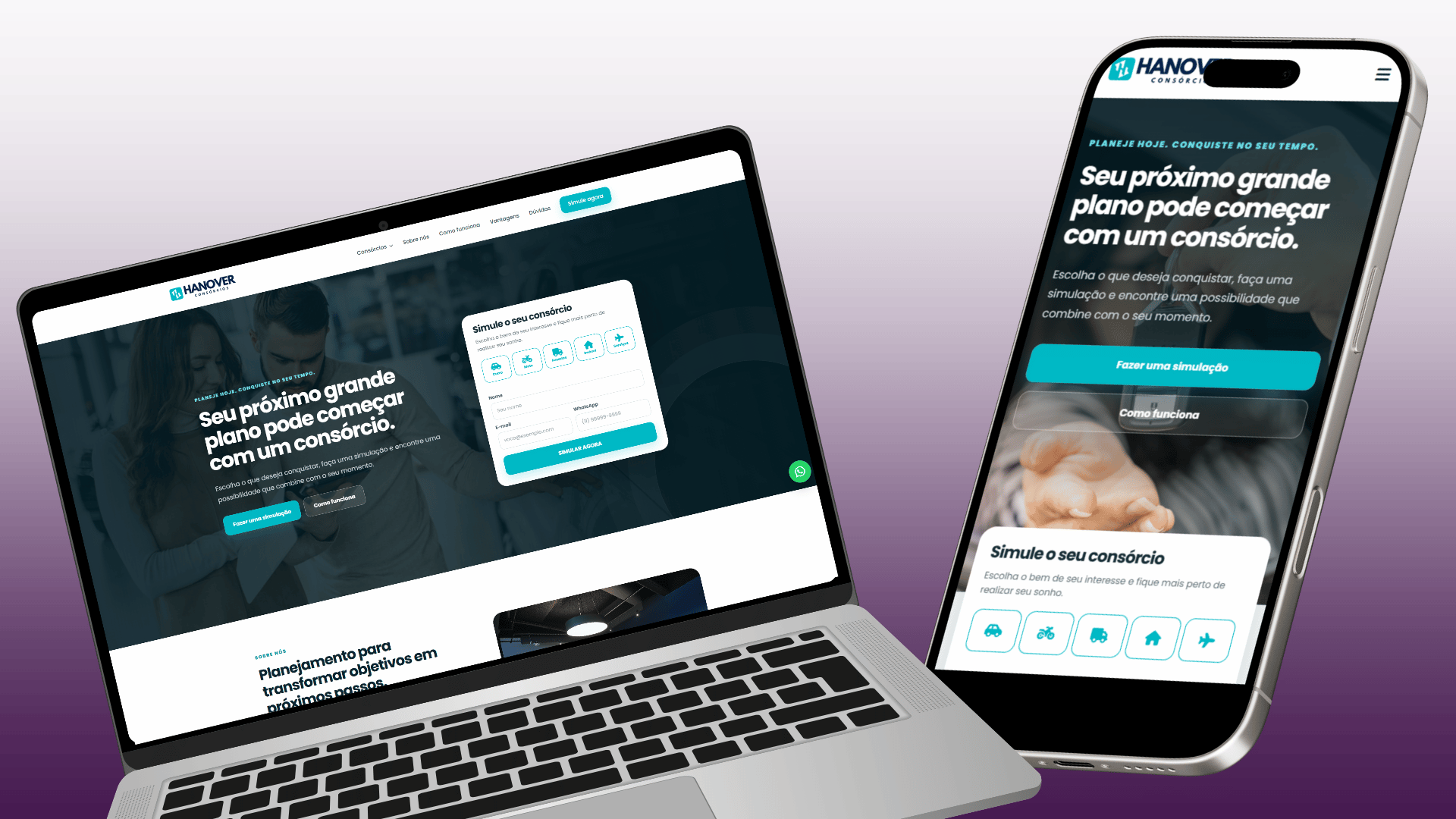 Apresentação de Script PHP para Site de Consórcios