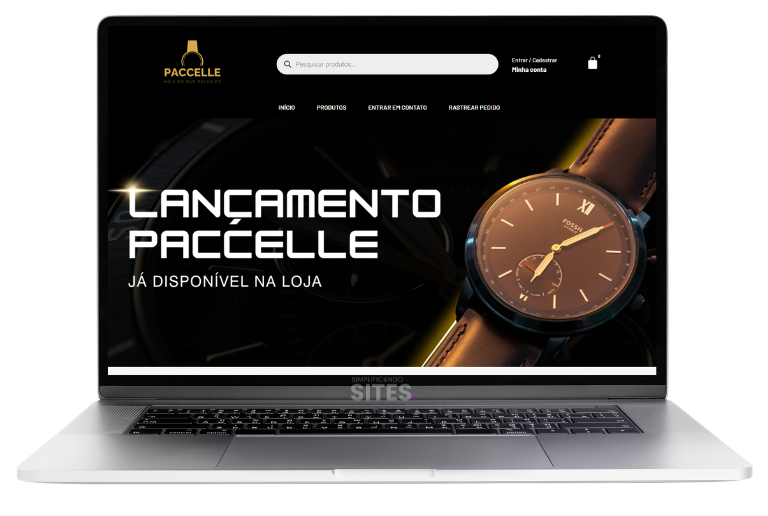 Apresentação de Template Loja Virtual para Relógios em WordPress e Woocommerce