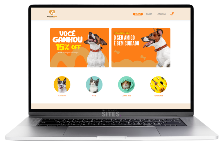 Apresentação de Catálogo de Produtos PetShop em Woocommerce no WhatsApp